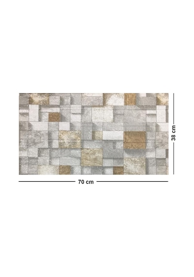 70x38cm 0,26m2 Ofis Salon Oda Antre Mutfak 3d Kendinden Yapışkanlı Duvar Kağıdı Paneli Nw130