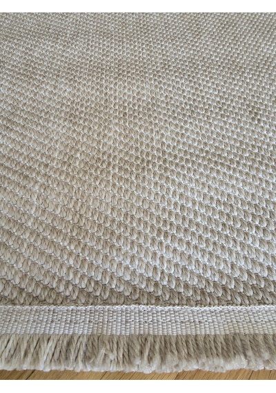 Elvey Home Lara Bej Sisal İskandinav Extra Yumuşak Özel Kesim Kolay Temizlenen Salon Koridor Mutfak Halısı 03-bej