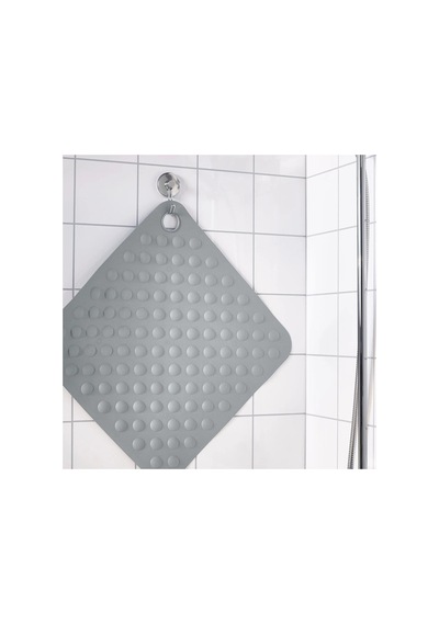 Banyo Kaydırmazı 50x50 Cm Kare Küvet İçi Vantuzlu Kaydırmaz Paspas Gri Renk Gri - 912583039 Gri