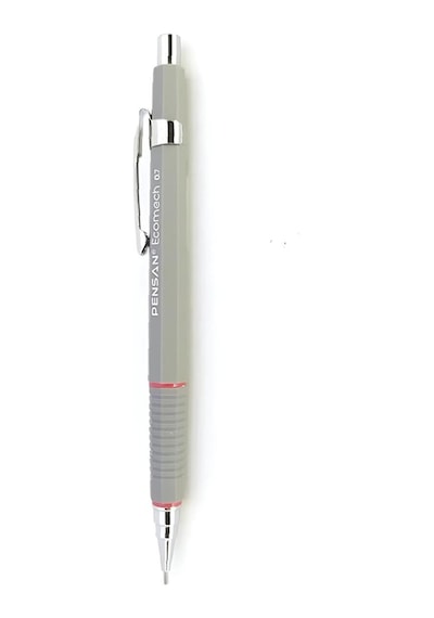 Ecomech Versatil Mekanik Uçlu Kalem 0.7 Mm - 1 Adet Gri Gri