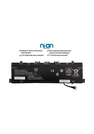 Nion Hp Uyumlu Envy X360 13-ah Notebook Batarya - Pil