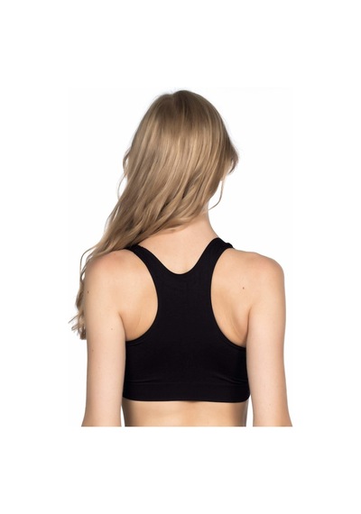Siyah Mı Emay 4001 Soft Sporcu Büstiyer Siyah