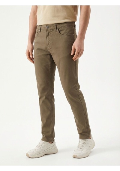 Regular Fit Erkek Pantolon Vizon
