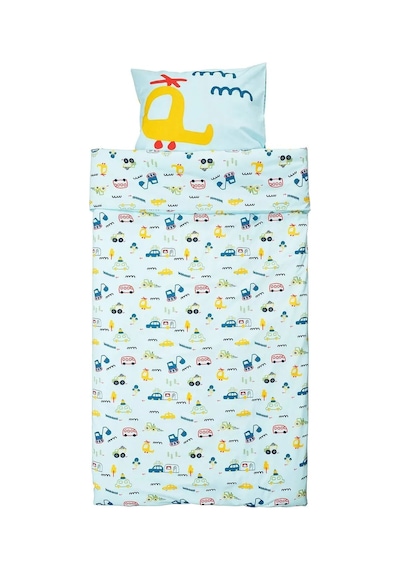 Ikea Barndrom Tek Kişilik Nevresim Takımı 150 X 200 Cm Mavi - Açık Sarı - Lacivert - Kırmızı Çok Renkli