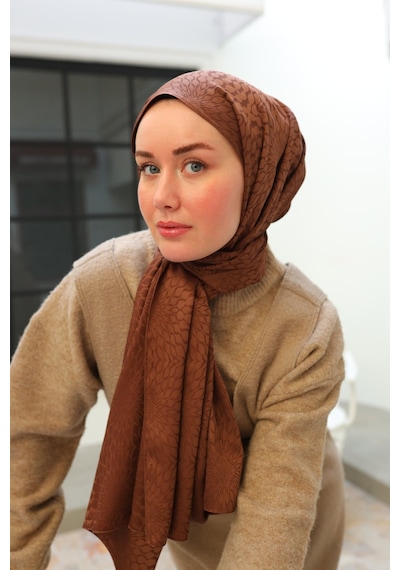 Silk Home Deluxe Şal 40006-14 KAhverengi