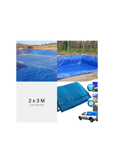 2x3 Ebatlı Pvc Branda Gölgelik Su Geçirmez Çadır 2x3 Çok Renkli