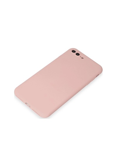 Apple iPhone Uyumlu   7 Plus Kılıf First Silikon - Rose Gold