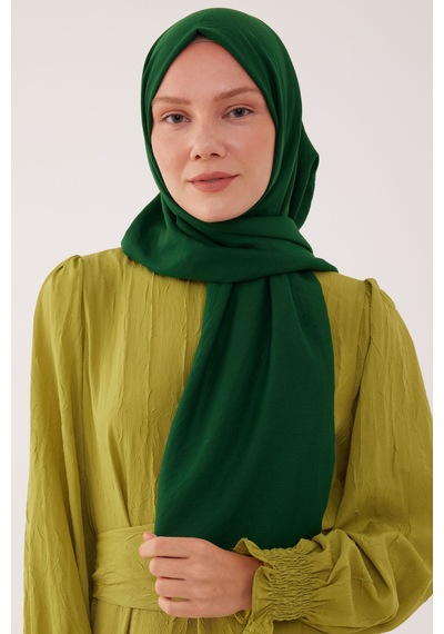 Mirsoy Scarf Düz Pamuk Şal - Yeşil Yeşil
