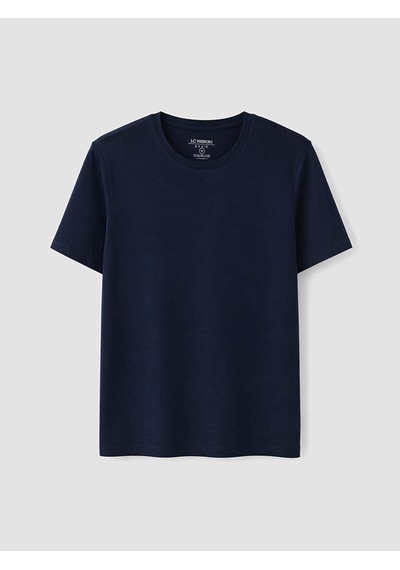 Lcwaıkıkı Classic Lacivert Regular Fit %100 Pamuk Erkek Tişört
