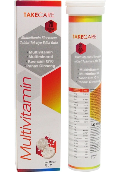 Takecare Multivitamin Multimineral 20 Efervesan Tablet