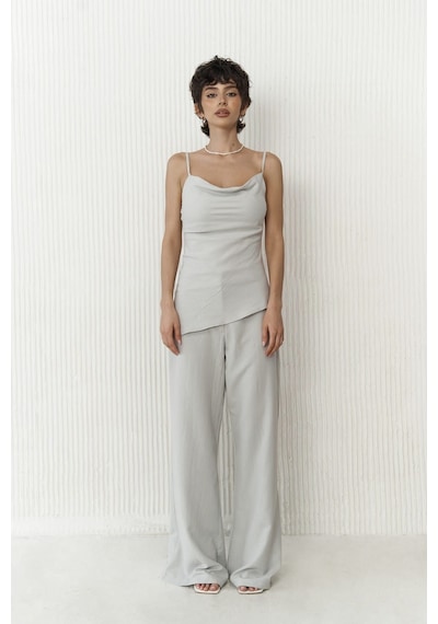 Mai Collection Mai Studios Co. Javier Gri Bluz Pantolon Takım Gri