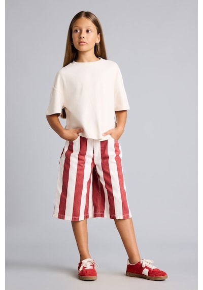 Defacto Gabardin Kapri Kız Çocuk I5583a826hsrd282 Kırmızı-rd282