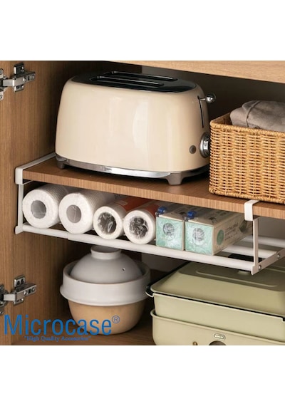 Microcase Dolap İçi Ekstra Alan İçin Metal Ayakkabı Standı 10x20x40-65 Cm Al5457 Siyah