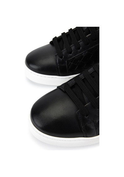 Tamer Tanca Erkek Hakiki Deri Siyah Sneakers & Spor Ayakkabı 1185 22703 Erk Ayk Y26 Sıyah Dr
