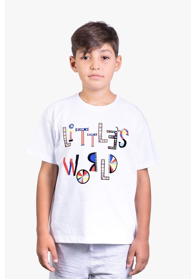 Little's World Çocuk Tshirt Beyaz