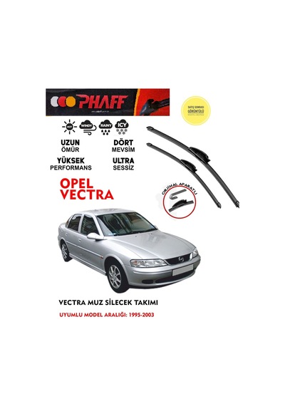 Opel Vectra A Muz Silecek 2000 Model Araca Özel Aparat