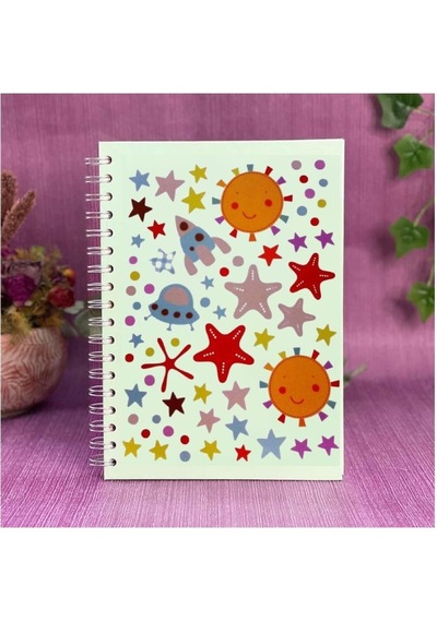 Defter Sticker,laptop Sticker Uzaylı Desenli Pvc 70x50x0,5cm