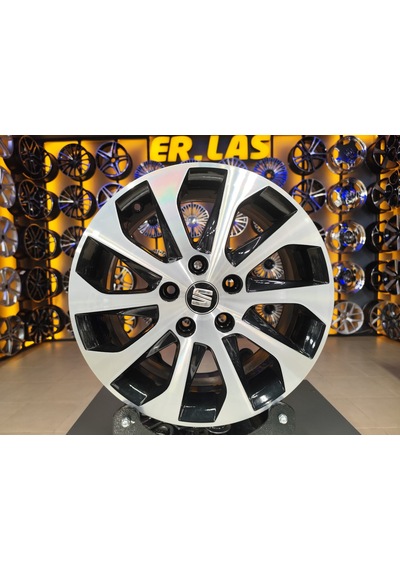 4 Adet Seat 6.5 16 5 112 Et46 57.1 Black Mack Jant Revize Edilmiş Takım