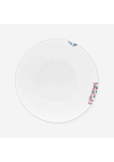 Kırmızı Porselen Çorba Kasesi 12 Cm
