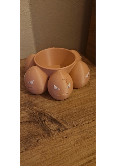 Exeggcute Pokemon Figür Kase Şeklinde