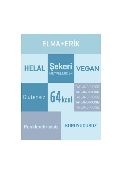 Mixmey Erik Meyve Barı 24 Adet | Atıştırmalıklar – Vegan, Glutensiz, Koruyucusuz (20GR X 24 ADET)