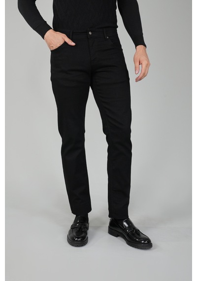 Bisse Siyah Denim Pamuklu 5 Cepli Erkek Pantolon Pnj25y25103 D99 Siyah