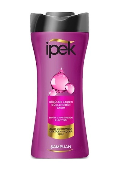 İpek Biotin & Niacinamide & Hint Yağı Zayıf Ve Saçlar İçin Şampu PKT.IPEK.014