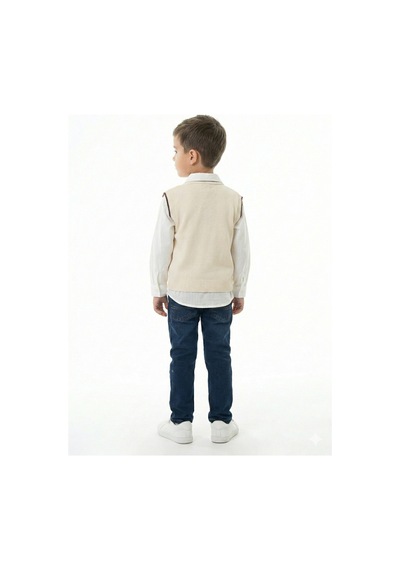 Xo Kids Erkek Çocuk 4lü Alt Üst Takım 2-5 Yaş 12201 Koyu Kahverengi