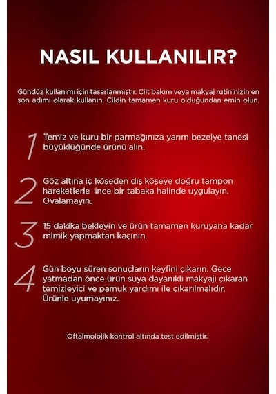 Revitalift Lazer Eyebag Göz Altı Torbalarına Karşı Göz Kremi + Instant Eraser 01 Light pktlazereyebagset2-10865