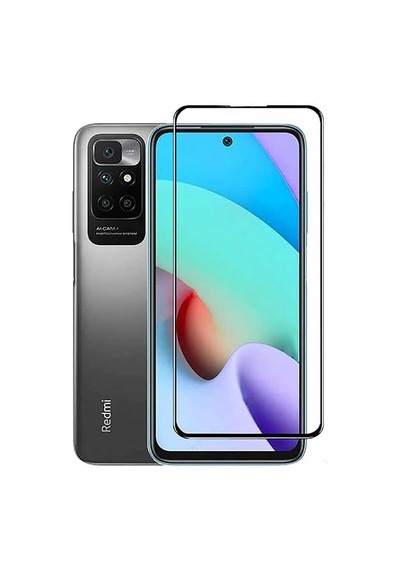 Xiaomi Redmi 10 Tam Kaplayan Tamperli Cam Kavisli Tam Korumalı Davin 5d