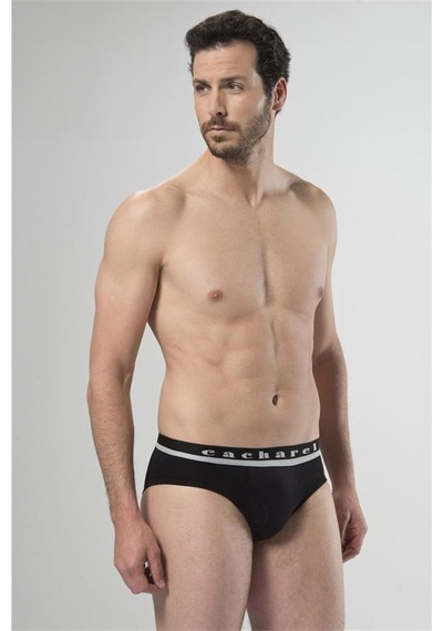 Cacharel 1311 Erkek Slip Bantlı - Siyah Siyah