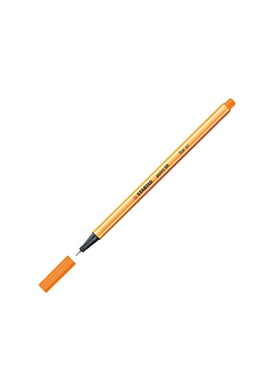Stabilo Keçe Uçlu İnce Kalem 88 Point 0.4 Mm Turuncu 88/54 Çok Renkli