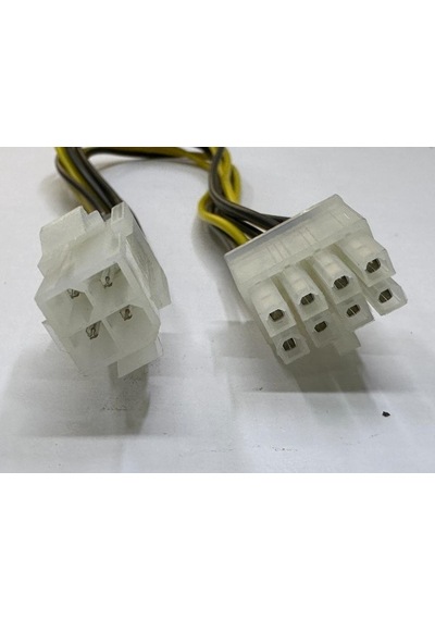 4 Pin 8 Pin Çevirici 4 Pin 8 Pin Anakart Power Çevirici 4 Pin Power 8 Pin Power Çevirici 30 Cm