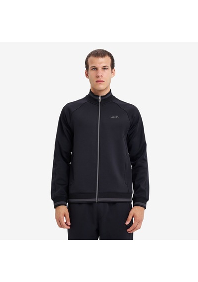Lescon Siyah Erkek Fermuarlı Sweatshirt 26n-1126