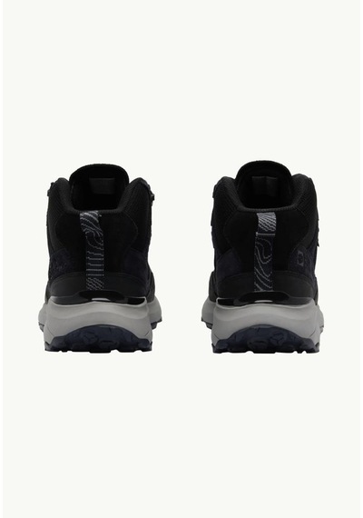 Jack Wolfskin A62132 6350 Camp Fever Texapore Mid M Phantom Erkek Outdoor Bot Siyah
