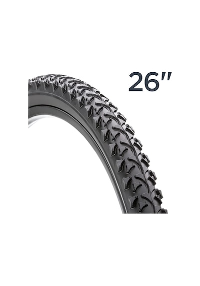 Schwinn Yedek Bisiklet Lastiği, Dağ Bisikleti, 26 X 1,95 İnç, Siyah, Karbon Çelik İncili