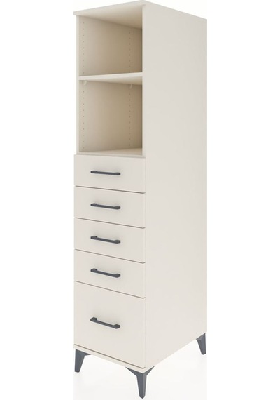 Kronos Dolap 2 Raflı 5 Çekmeceli 44x59x182 Aytaşı-aytaşı Aytaşı