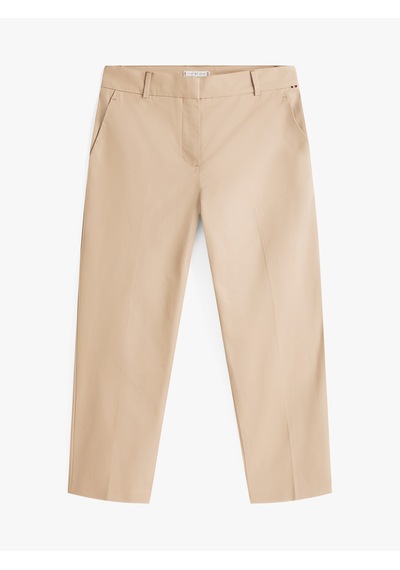 Tommy Hilfiger Co Slım Straıght Chıno Kadın Bej Pantolon - Ww0ww40504 Bej