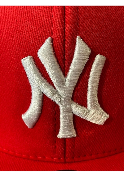 Hamze Ny Yankees Unisex Pamuklu Hiphop Snapback Rapper Basket Cap Şapka Beyaz - Lacivert
