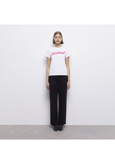 The Kooples Kadın Baskılı Beyaz T-shırt
