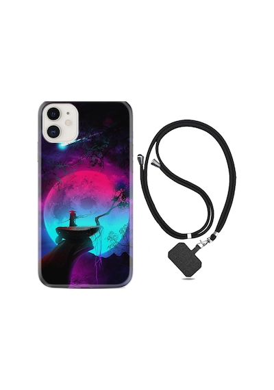 Apple Uyumlu iPhone 12 Kılıf Boyun Askılı Lost Warrior 1840