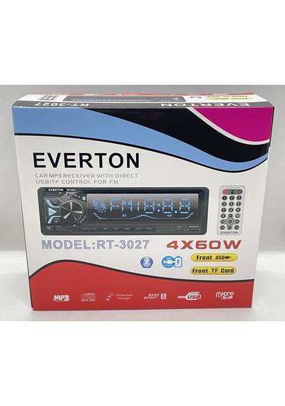 Everton Rt-3027 Çift Usb'Li Usb-Sd-Fm-Aux- Bluetooth Oto Teyp 4X6