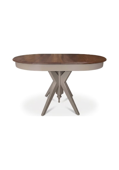 Vintera Açılır Oval Ahşap Mutfak Masası 80x120 Ceviz