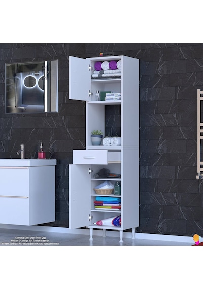 Eliusta Aria 2 Kapak 4 Raflı 50 Cm Beyaz Dolap 50x173x32,5 Cm Boyutlarında Çok Amaçlı Beyaz Dolap Beyaz Eliusta Aria 2 Kapak 4 Raflı 50 Cm Beyaz Dolap 50x173x32,5 Cm Boyutlarında Çok Amaçlı Beyaz Dolap Beyaz