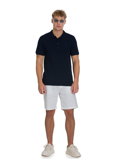 Hatemoğlu Lacivert Regular Fit 100% Pamuk Polo Yaka Tişört