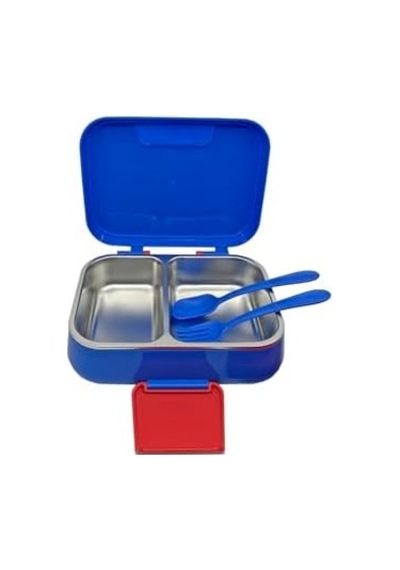 Wiggle Bento 1030ml Lunchbox Hotwheels Lisanslı Tek Katlı 2 Bölmeli Paslanmaz Çelik Sefer Tası Yemek Kutu Bakır