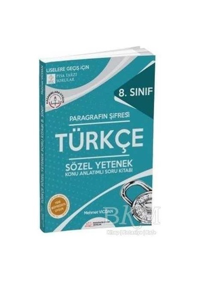 ParagrafIN ŞİFRESİ 8. Sınıf Türkçe Sözel Yetenek K.A S.B N11.9283