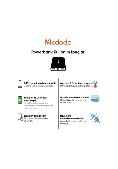 Mcdodo Mc-2431 Metaair 25w 10000mah Ultra İnce Metal Kablosuz Powerbank Siyah