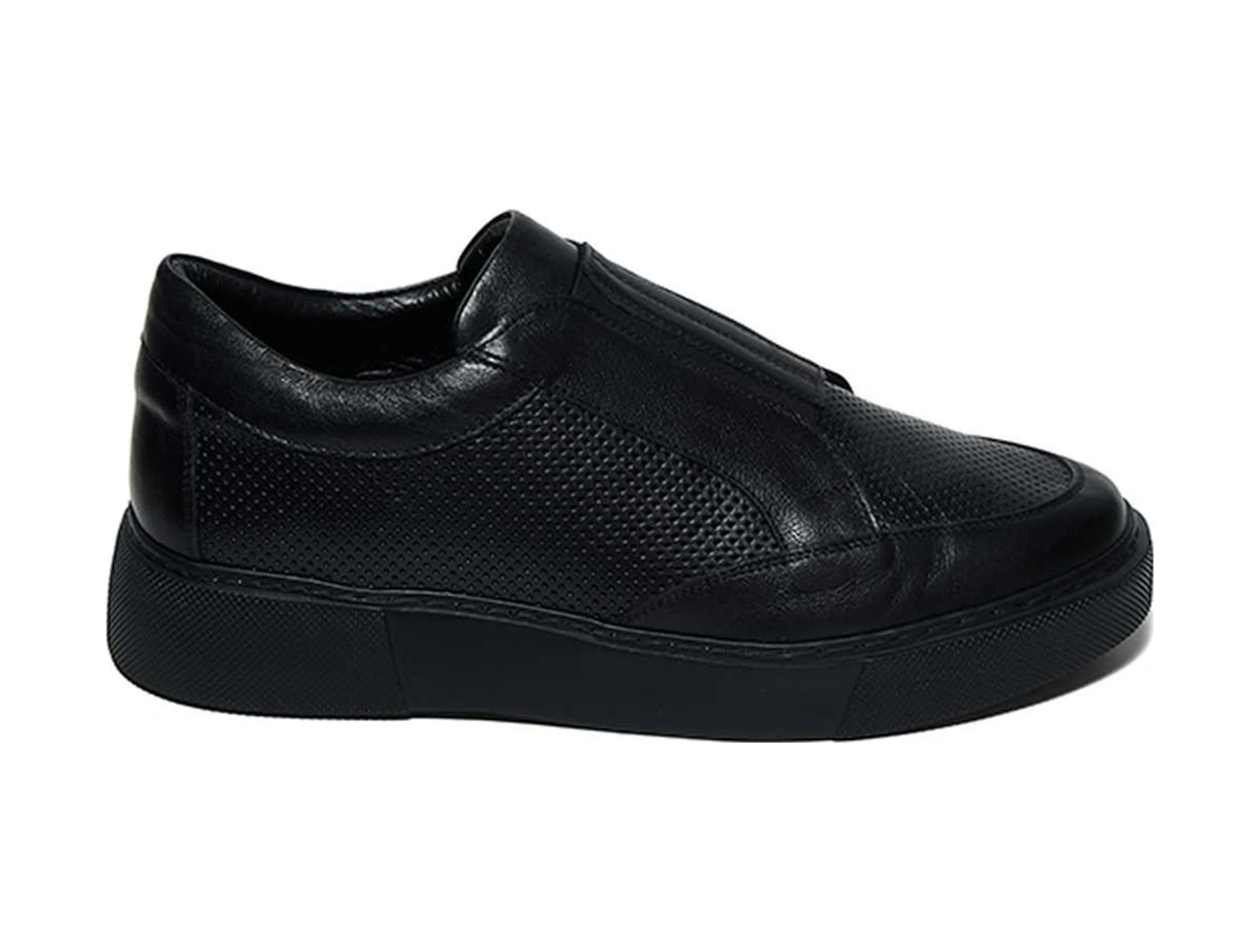 Bestello Bağcıksız Lastikli Eva Taban Sneaker 331-1220 Erkek Ayakkabı Siyah