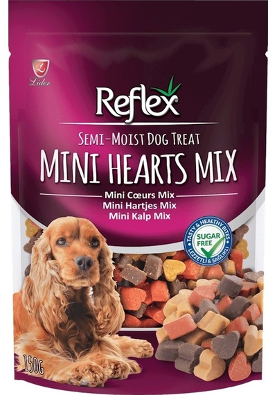 Reflex Semi-Moist Mini Kalp Mix Köpek Ödülü 2 x 150 G